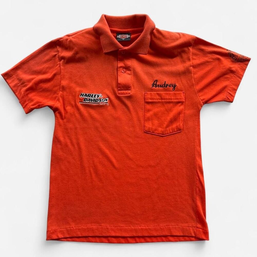 Harley-davidson Women's Orange Polo-shirts